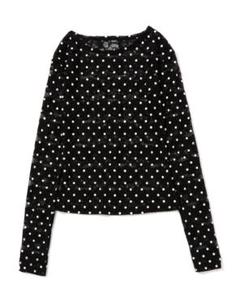 お値下げ可❗️【新品未使用】poppy リボン シースルートップス ポピー Blue ribbon see-through tops (High neck) – POPPY
