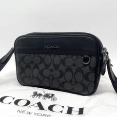 【極美品】コーチ C4149 ショルダーバッグ レザー 斜め掛け シグネチャー コーチ COACH COACH コーチ C4149 ショルダーバッグ Wファスナー