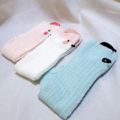 ベビー ハイソックス 靴下 ニーハイソックス 男の子 女の子 綿 メッシュ