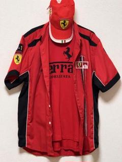 フェラーリ　マルボロ シェル　F1 レーシングピットシャツ XLサイズ