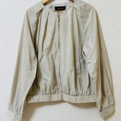 ✨UNTITLED ギャザージップアップブルゾン ベージュ✨