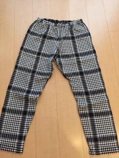 【美品】PHINGERIN　ウール&カシミヤ ワイド パンツ　イージー　ネル生地 美品】PHINGERINウール&カシミヤ ワイド パンツイージーネル生地