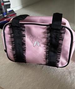 バレエレッスンバッグ フリル付き ピンク