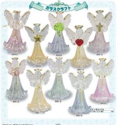 新品未使用 エンゼルベル ３個エンジェル 天使 ガラスベル ガラス天使