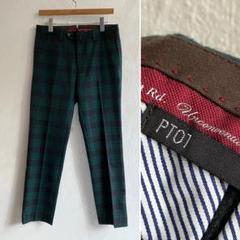 美品 PT01 チェック柄 ウールパンツ Fulham Rd. 美品 PT01 チェック柄 ウールパンツ Fulham Rd. - メルカリ