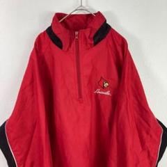 USA古着 00s mlb ハーフジップ ナイロンジャケット アノラックパーカー