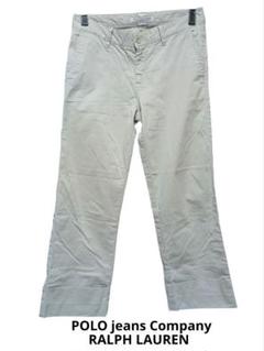 POLO jeans Company ベージュ チノパン サイズ4 ロールアップ