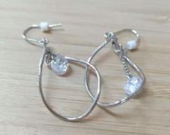 ピアス　天然石