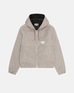 超希少！ ステューシーカバーオール ワークジャケット 刺繍ロゴ 入手困難 新品未使用 !! 超希少 STUSSY 刺繍ロゴ デニム生地 カバーオール XL