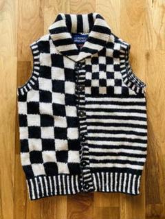 TIGRE BROCANTE グレー ベスト ウール混紡 TIGRE BROCANTE グレー ベスト ウール混紡