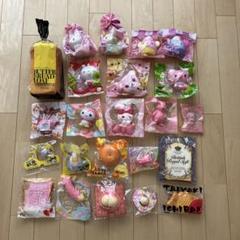 【未開封品】ブルーム スクイーズ ピーチ マスコット オールドブルーム 2個 未開封品】THE PEACH オールドブルーム ジェル桃 絵柄入り