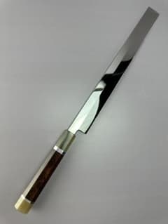 7924 蛸引き包丁 タコ引 尺 刺身包丁 料理包丁 黄檀黒水牛角白三