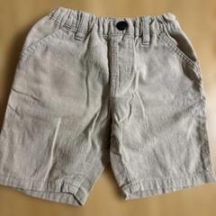 バンダナ柄ポケット付きベージュショートパンツ　90