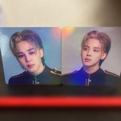 BTSJIMINジミン k-pop正方形2枚セットタレントカード