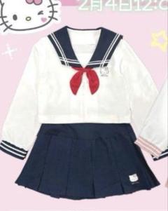 激レア】ご当地キティストラップ 根付 制服 セーラー服 女子聖学院