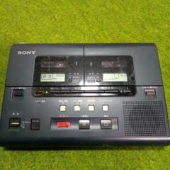 レトロ ジャンク SONYステレオダブルカセットリコーダー TCS