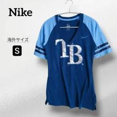 ナイキ Tampa Bay Rays シャツ レディースS ネイビー Nike