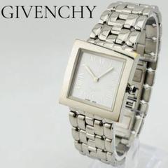 【美品/新品電池】GIVENCHY ジバンシー メンズ 腕時計 シルバー GIVENCHY - 美品✨電池交換、クリーニング済み！GIVENCHY