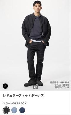 UNIQLO レギュラーフィットジーンズ サイズ30