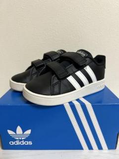 adidas アディダス GRAND COURT スニーカー ブラック 15.0