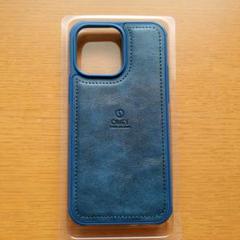 iPhone14PROMAX　スマホケース　紺色