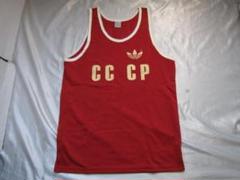 アディダス　adidas CCCP ソ連代表 サッカーシャツ　ユニフォーム adidas サッカーゲームシャツ CCCP ソ連 代表ユニフォーム L