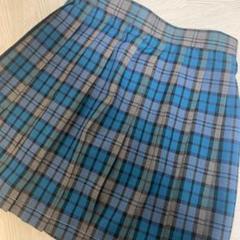 新品】新栄高校 風スカート 青チェック制服 JK