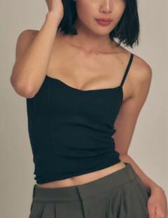 AMATERAS / DREAMY CAMISOLE / 墨(BLACK) 132_953f86ba-00aa-4cd2-8ccf-