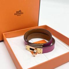 エルメス HERMES ミニケリー ドゥブルトゥール 美品✩箱付き HERMES エルメス ブレスレット MINI KELLY DOUBLE TOUR ミニ