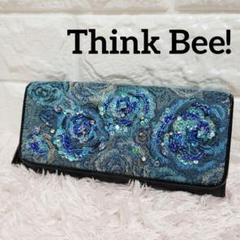 Think Bee! イチゴ柄 長財布がま口　未使用 Think Bee! イチゴ柄 長財布がま口 未使用