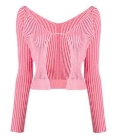 新品未使用 JACQUEMUS ピンクリブニット カーディガン 新品未使用 JACQUEMUS ピンクリブニット カーディガン - メルカリ