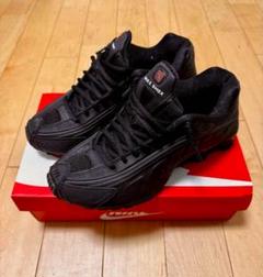 【美品】25.0センチ　ショックス R4 ブラック NIKE shox R4（メンズシューズ、紳士靴） | ファッション の