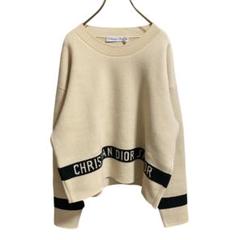美品 ディオール DIOR 長袖 カシミヤ 100% ニット セーター
