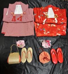 3歳女の子被服　着物　小物まとめ売り