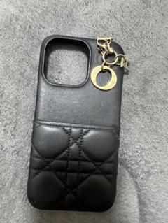 【極美品】Dior iPhone13pro Diamond CDロゴ ブラック Christian Dior ディオール CD Diamond iPhone 13 Pro ケース