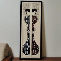クリムト　ふたつのシルエット額入り99cm×37cm クリムト ふたつのシルエット額入り99cm×37cm - メルカリ