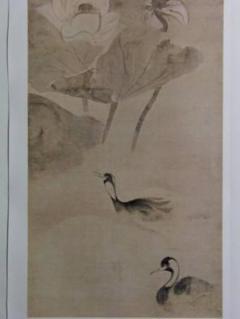 俵屋宗達、蓮池水禽図、超希少・大判画集画、新品高級額装付 俵屋宗達、蓮池水禽図、超希少・大判画集画、新品高級額装付