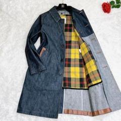 ほぼ未使用✨ マッキントッシュ 現行 デニム風 ゴム引き ステン