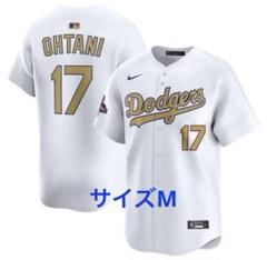 極美品✨タグ付き/大谷翔平 ユニフォーム 17 MFCSTORE Mサイズ ドジャース大谷翔平 シティコネクトユニフォーム 17番 Mサイズ