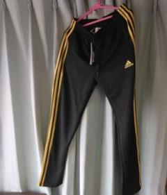 adidas トレーニングパンツ XL ブラック/ゴールド