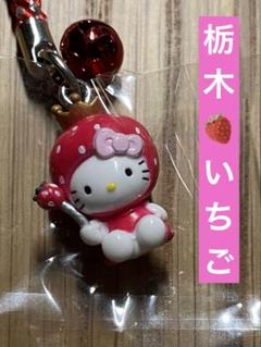 ご当地キティ　栃木　日光　いちご ハローキティ 栃木県限定 アクリルキーホルダー いちご ご当地