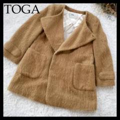 【極美品】TOGA ARCHIVES　トーガ　ノーカラージャケット　M相当 極美品】TOGA ARCHIVESトーガノーカラージャケットM相当