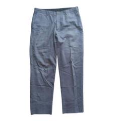 papas パパス リネン100％ スラックス インディゴ 日本製 Lサイズ パパス Papas パンツ スラックス 麻100% アイボリーサイズ50 L