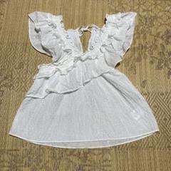snidel ホワイト フリル シフォン キャミソール SNIDEL スナイデル 白 シフォンフリルキャミソール フリーサイズ