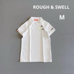 ROUGH & SWELL ラフアンドスウェル 半袖ポロシャツ ホワイト M