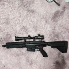 東京マルイ次世代HK417 スナイパーライフル ブラック スコープ付き