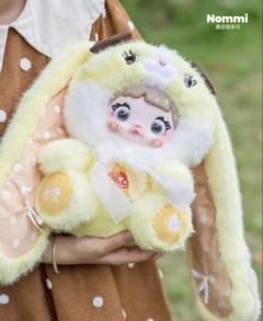 Nommi 400% v2 キノコ帽子シリーズ 可愛いイエローのうさぎちゃん Nommi 400 v2 キノコ帽子シリーズ ベージュのうさぎちゃん