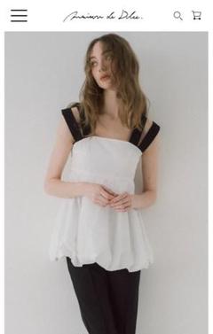 maison de dolce.バロンキャミ white　Mサイズ maison de Dolce. バロンキャミ - メルカリ