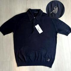 新品未使用タグ付き JOHN SMEDLEY 半袖 ポロシャツ 黒 JOHN SMEDLEY ジョンスメドレー 半袖ポロシャツ メンズ
