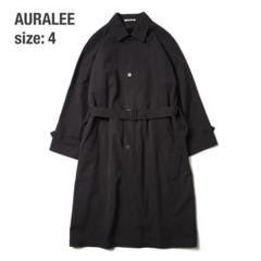 22AW auralee オーラリーヘリンボーンステンカラーコートメンズ